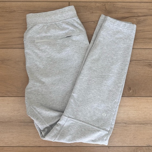 Men's Lululemon Smooth Spacer Jogger Regular in Heathered Grey - Picture 8 of 8